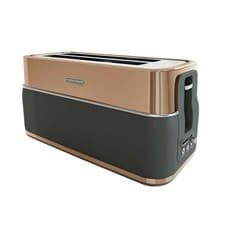 Image of Morphy Richards 245742 Signature Opulent 4 Slice Toaster Copper Long Slot Retro