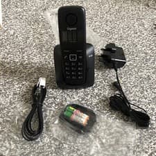 Image of Gigaset A120 Single Digital Cordless Home Phone Black -