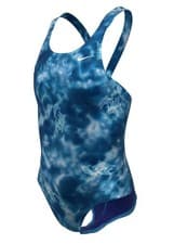 Image of Nike Girls Fastback One Piece Swimsuit - Blue