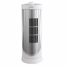 Image of Mini Tower Fan, 12 Inch, Oscillating, White, Igenix DF0020WH