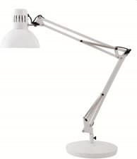 Image of Alba Architect Desk Double Arm Lamp White Archi BC New