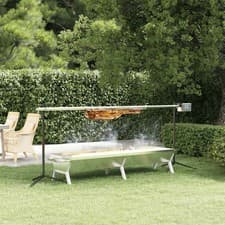 Image of Automatic Rotisserie BBQ Grill Stainless Steel Lamb Pig Roast Spit