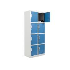 Image of 2 x 4 Door Steel Locker 1850mm H x 380mm W x 450mm D