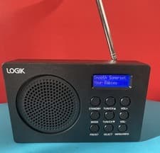 Image of Logik L2DAB16 Portable DAB/FM Radio LCD Display 20 Presets NEW With Mains Cable