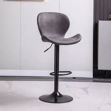 Image of Barstool Gas Lift Stools Pub Club Cafe Home Breakfast Swivel Chair