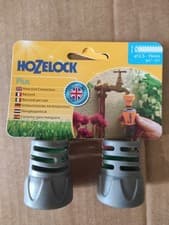 Image of Genuine Hozelock Plus hose end Connectors 12.5mm - 15mm Garden made in UK