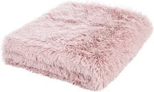 Image of Catherine Lansfield Cuddly Deep Pile 150x200cm Throw- 150x200cm, Blush