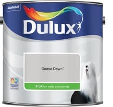 Image of Dulux Smooth Creamy Emulsion Silk Paint Goose Down 2.5L Walls and Ceiling 