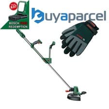 Image of Bosch UniversalGrassCut 18V-26 18v Cordless Grass Line Trimmer Bare & Gloves