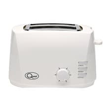 Image of Quest 2-Slice Toaster White Wide Slots Cancel Reheat Defrost 6 Browning 800W