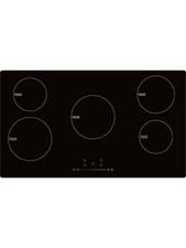 Image of 90cm Wide Induction Hob Cata UBIND90F Electric Black Glass 5 Cooking Zones
