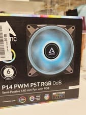 Image of Arctic P14 PWM PST A-RGB 140mm PC Case Fan 5 Blade Black ACFAN00239A BNIB