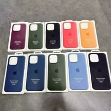 Image of GENUINE FOR IPHONE 15 / PRO / PRO MAX / PLUS SILICONE PHONE CASE WITH MAGSAFE