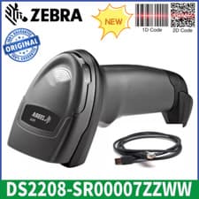 Image of Zebra DS2208-SR00007ZZWW 1D/2D Handheld Barcode Scanner Imager With USB Cable