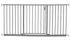 Image of Safetots Baby Gate, Safety Gate, Wide Hallway, Grey Range 97cm - 152.6cm