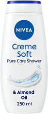 Image of NIVEA Care Shower Creme Soft 250ml Almond Oil Moisturising Body Wash Shower Gel