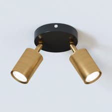 Image of Single Head Wall Light Double Head Ceiling Light Rotatable Spotlight