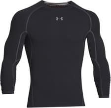 Image of Under Armour Mens HeatGear Long Sleeve Compression Top -Black Small New