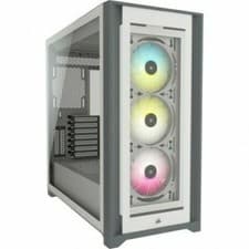 Image of Corsair iCUE 5000X RGB E-ATX Gaming Case - White