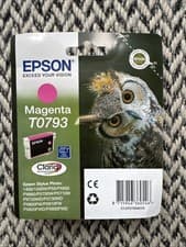 Image of Epson T0793 Magenta Ink Cartridge for Printers Brand New Sealed