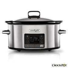 Image of Crockpot TimeSelect Digital Slow Cooker | Programmable Digital Display | 5.6 L