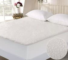 Image of Extra Deep Quilted Mattress Protector 40CM WATERPROOF Anti-allergic Fitted Cover
