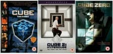 Image of CUBE Trilogy Complete DVD Collection Movie 1 2 3 Hypercube Cube Zero Film New R2