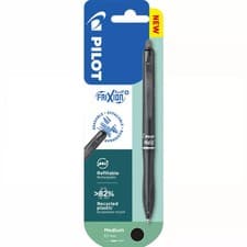 Image of Pilot FriXion Ball Plus Rollerball Pen Black - 0.7mm - Single Blister Pack