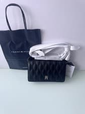 Image of Tommy Hilfiger Quilted Flap Bag RRP £100