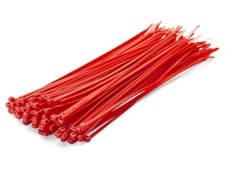 Image of Multi-Purpose Zip Ties - (500 Pieces) 430 X 9. 0mm Self Locking Cable Ties (Red)
