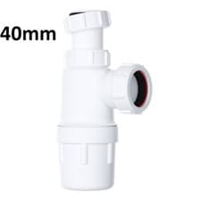 Image of 40mm 1 1/2" TELESCOPIC WASTE BOTTLE TRAP (76mm Seal) BATHROOM KITCHEN BASIN SINK