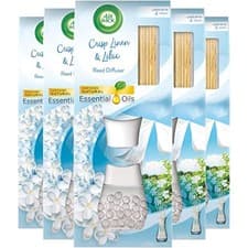 Image of Air Wick |Crisp Linen & Lilac |Air Freshener Reed Diffuser 33ml | Pack of 5
