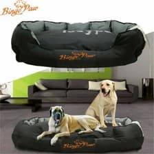 Image of Extra Large Jumbo Orthopedic Dog Bed Soft Washable Kennel Pet Basket Waterproof