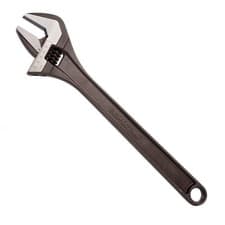 Image of Bahco Adjustable Wrench 455mm 18" Jaw Capacity 53mm Knurled Adjusting Nut 8075