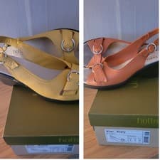 Image of Hotter Kiwi Comfort Concept Sandals Size 6 New In Box Available in 2 colours