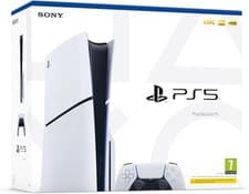 Image of Sony PlayStation 5 1TB White Disc Console with Controller