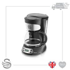 Image of Swan SK13130N 750ml Programmable Coffee Maker with Anti Drip, 700w, Black