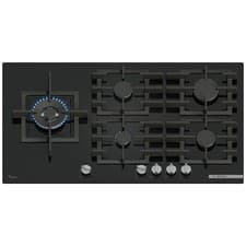 Image of Bosch Series 6 92cm 5 Burner Gas Hob - Black PPM9A6I40