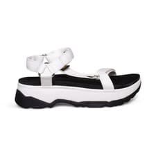 Image of TEVA JADITO UNIVERSAL WHITE FLATFORM PLATFORM WOMEN'S SANDALS SIZE US 9/UK 7 NEW