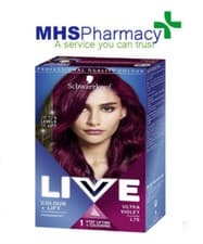 Image of Schwarzkopf LIVE Intense Colour + Lift Permanent L76 Ultra Violet