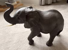Image of African Elephant Large Ornament. Good Luck. Home Decor