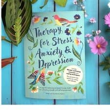 Image of Illustrated cognitive behavioural therapy book, Mental Health