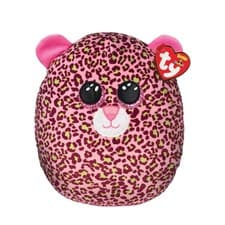 Image of Ty Beanie Babies - LAINEY Pink Leopard Squishy Beanie Squish-A-Boo 10"