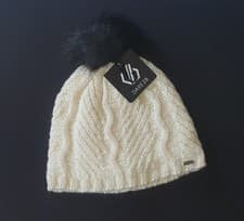Image of BNWT Dare2Be White Beanie Women