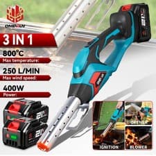 Image of Cordless Hot Air Gun 800℃ Electric 400W Heat Gun Variable 2 Battery For Makita