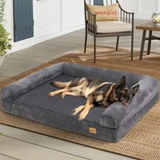 Image of XXL Orthopedic Dog Bed Tremendous Sofa Bed Rich Foam Cushion Cradle Waterproof