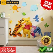 Image of Winnie The Pooh With Friends Pooh Bear Wall Decals Winnie the Pooh Sticker Decor