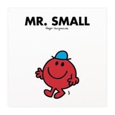 Image of Mr Men Art Print Mr Small Wall Hanging Home Room Décor Gift Roger Hargreeves