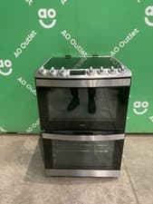 Image of AEG Double Oven Electric Cooker - Stainless Steel - A - CIB6734ACM #LF127878