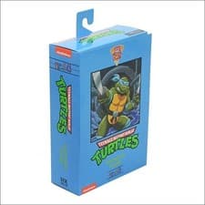 Image of NECA Teenage Mutant Ninja Turtles Ultimate Leonardo VHS 18cm Action Figure